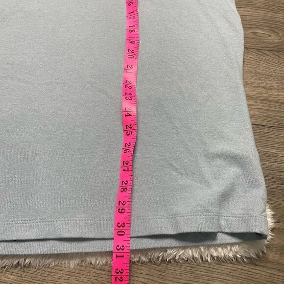 Abercrombie & Fitch Polo Shirt Size XXL Blue Stretch Cotton Henley Collared - Picture 8 of 8